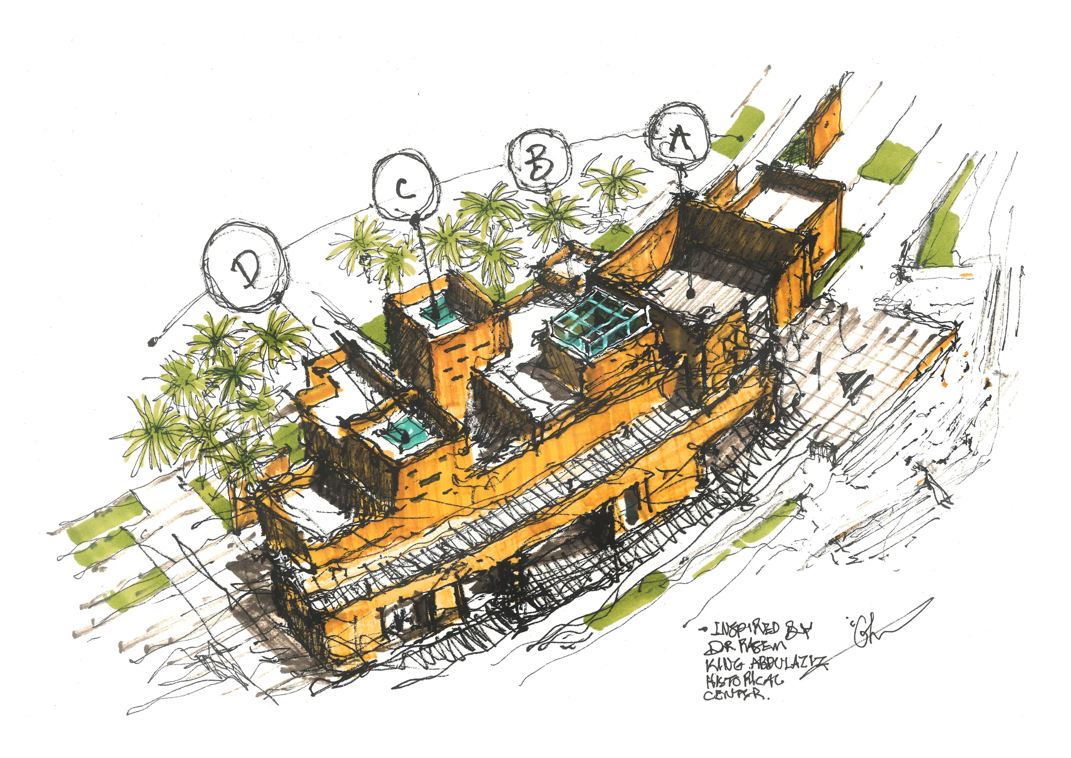 Salmani Architecture Concept Sketch